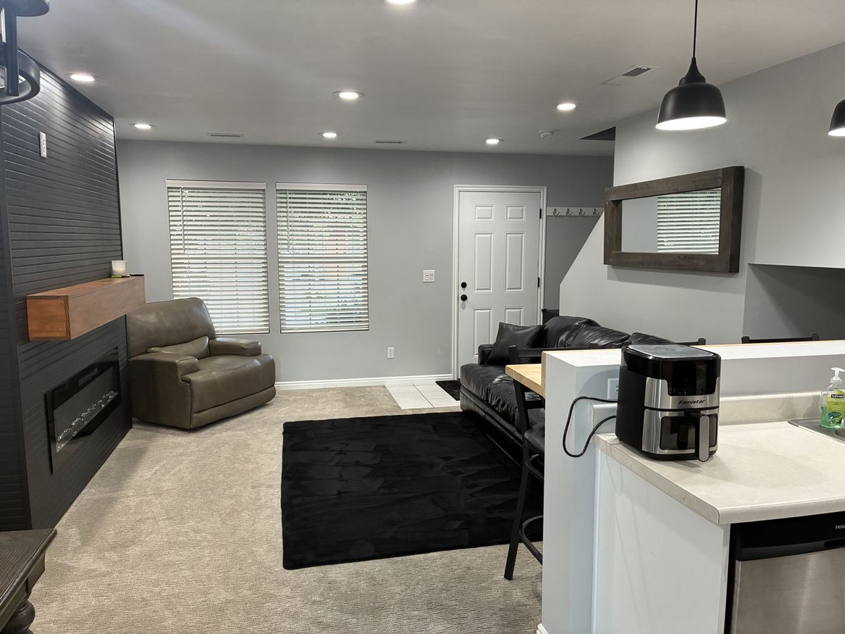 Finished living area