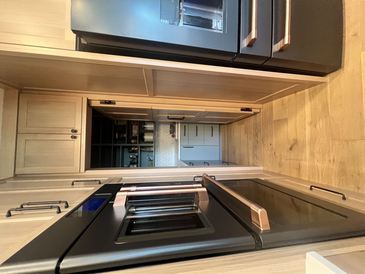 Finished walk-in pantry